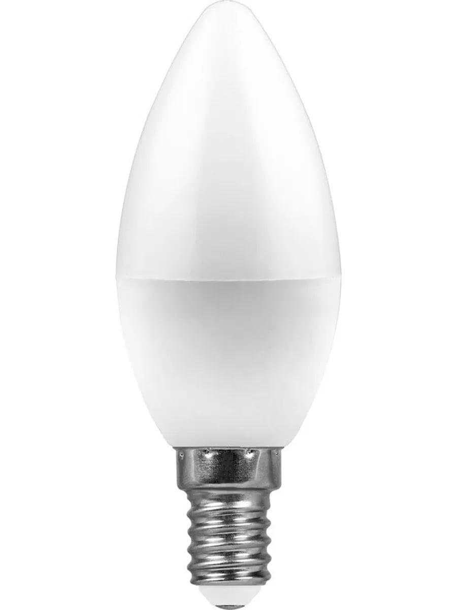 Лампочка cветодиодная LED 2700К E14 9 Вт